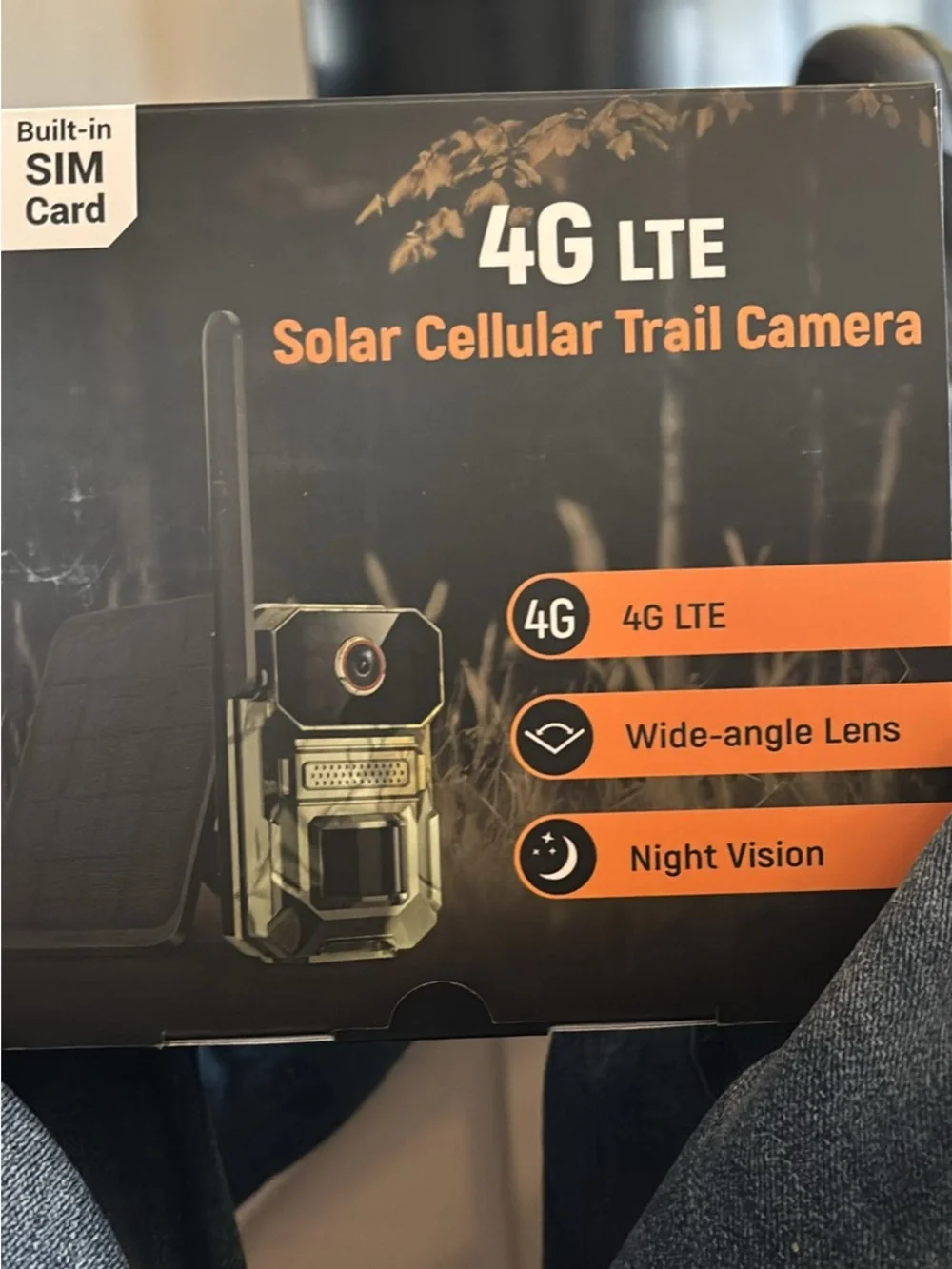 Solar 4G LTE Trail Camera - Green Camo - Unbranded
